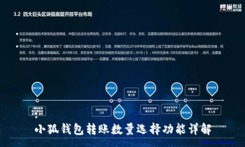 :
小狐錢(qián)包轉(zhuǎn)賬數(shù)量選擇功能詳解