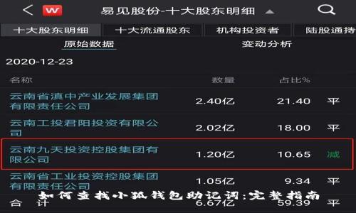 如何查找小狐錢包助記詞：完整指南
